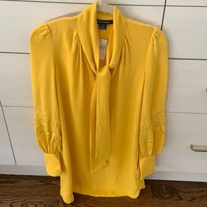 French Connection dress, size 4. Citrus yellow unworn, with tags!